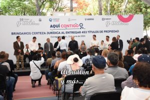 Destaca Jairo Morales coordinación institucional para brindar certeza jurídica a las familias de Huimilpan