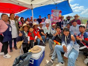El Presidente Municipal, C. Alejo Sánchez de Santiago, encabezó las acciones de apoyo y acompañamiento a las y los peregrinos rumbo al Tepeyac.